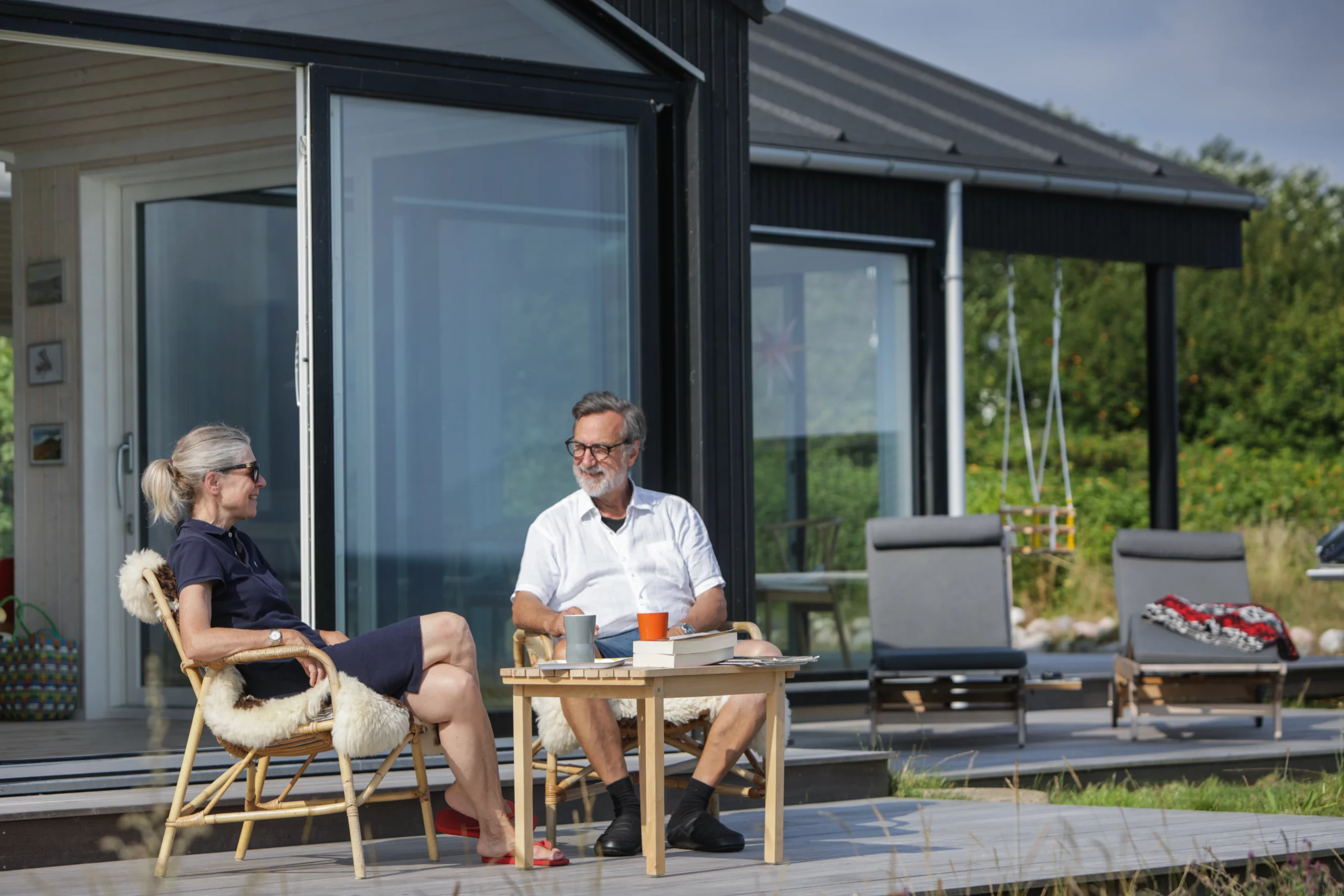 Et sommerhus af Fri arkitektur tegnet af vores egen arkitekt Jørgen Raagart